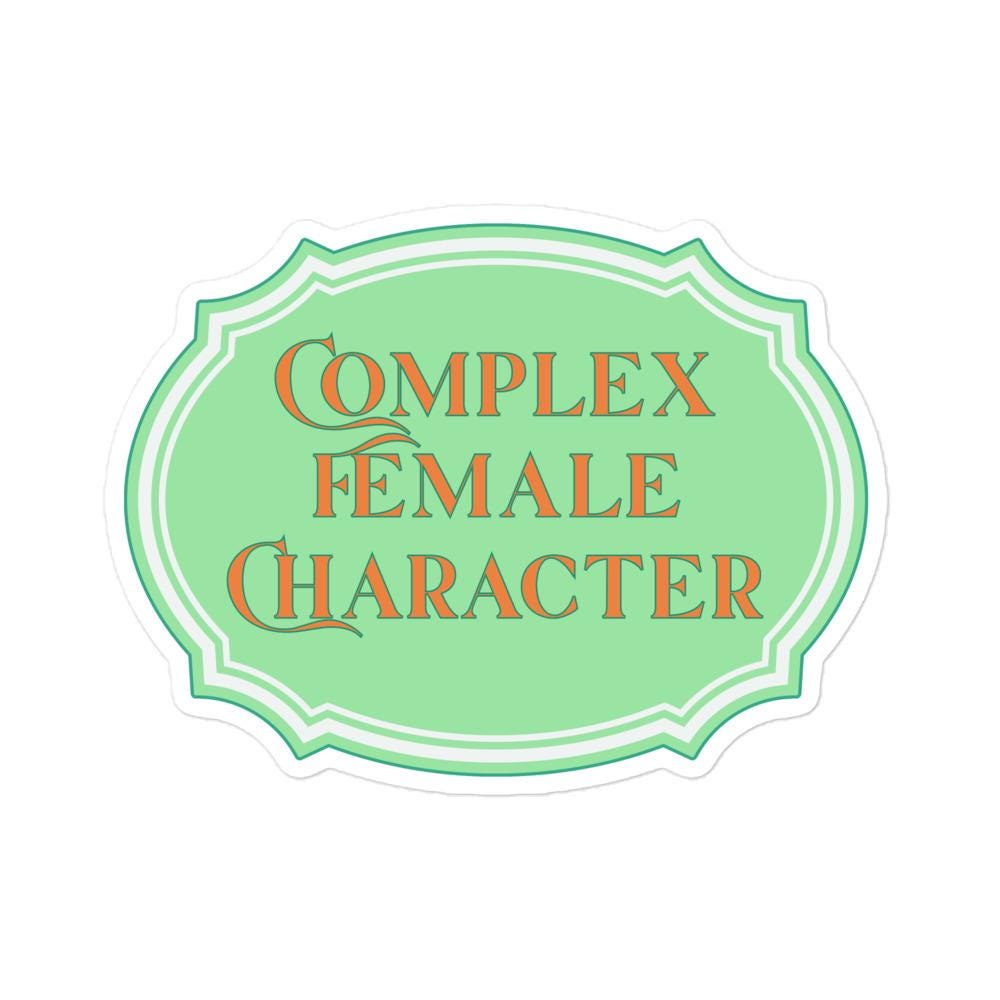 Complex Female Character Wish List Sticker