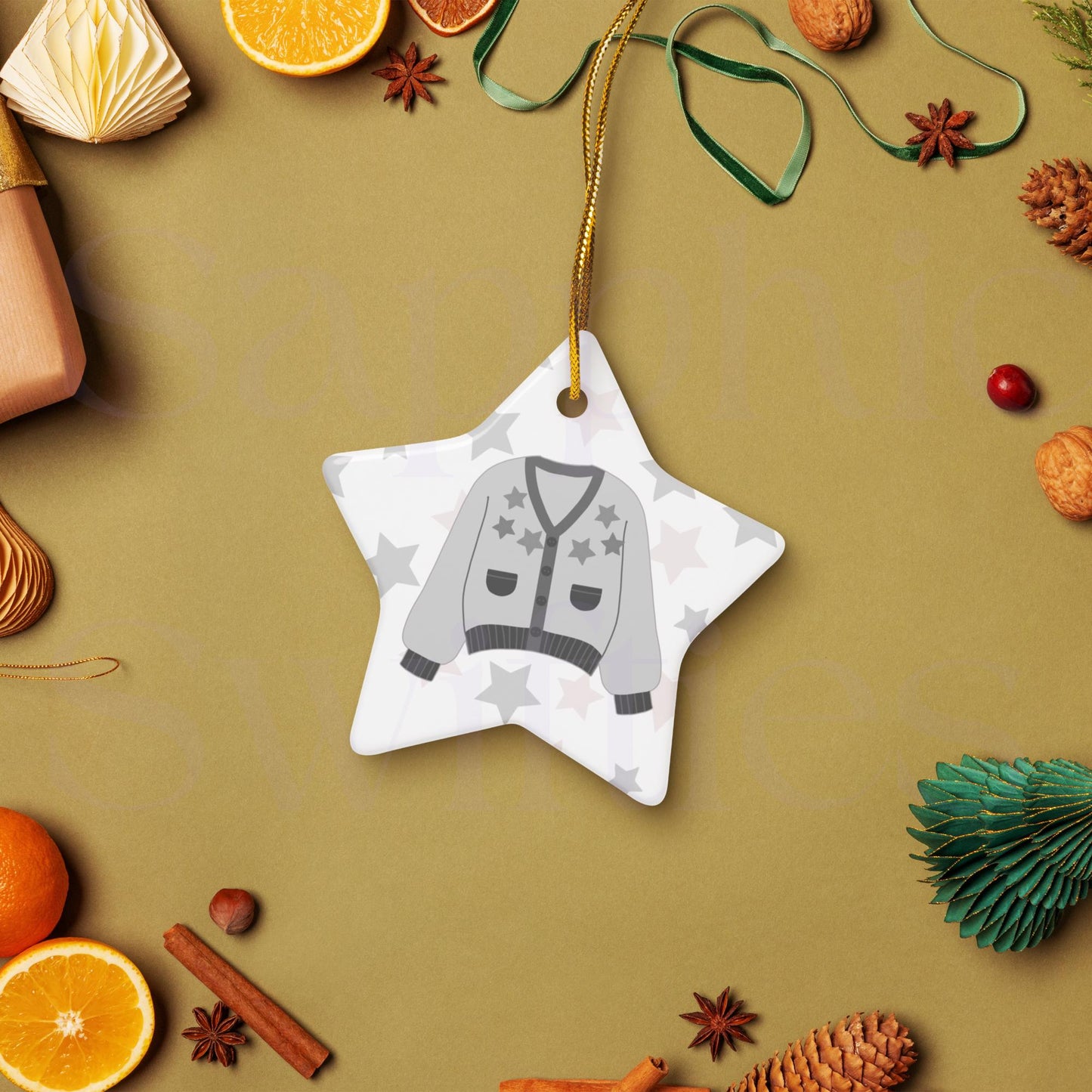 TTPD Cardigan Ceramic Star Ornament