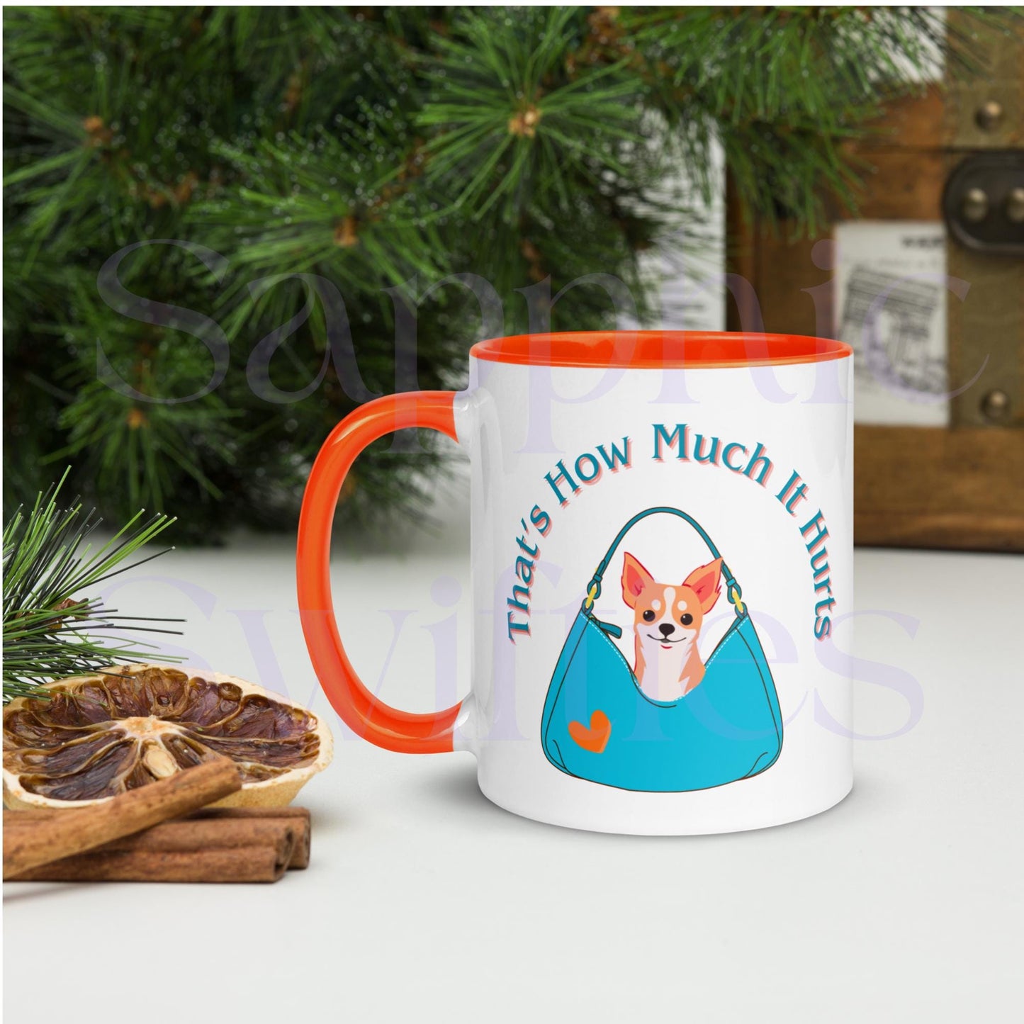 Toy Chihuahua in a Tiny Purse Swiftie Mug