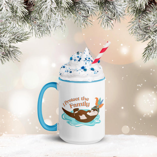 Showgirl Otter Mama I Protect the Family Mug