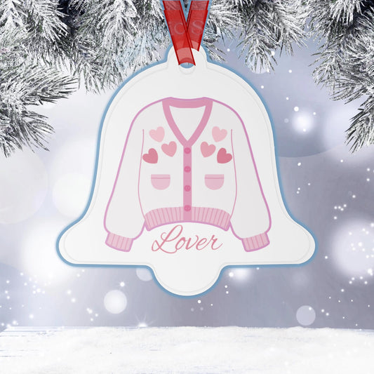 Lover Cardigan Swiftie Metal Bell Ornament