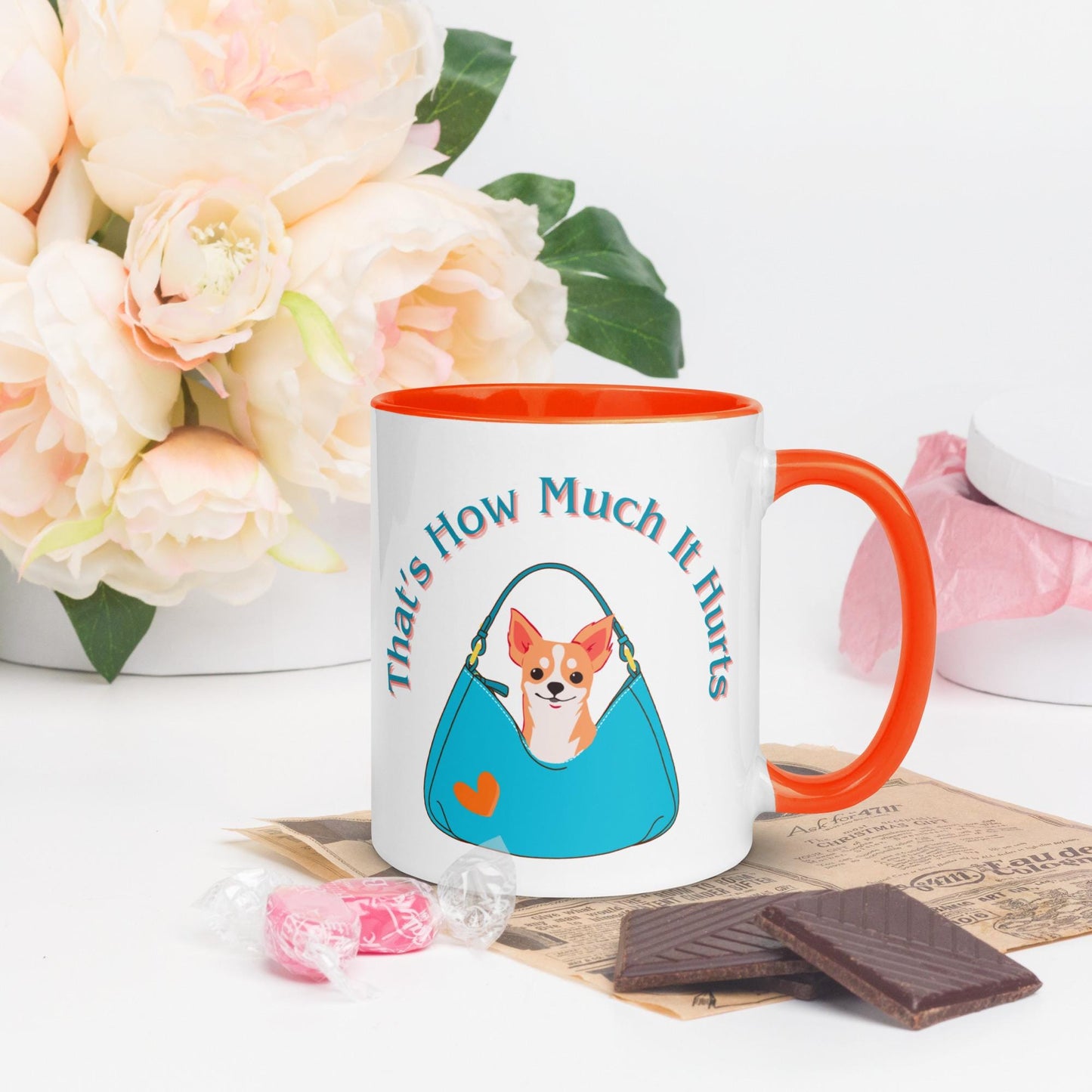 Toy Chihuahua in a Tiny Purse Mug