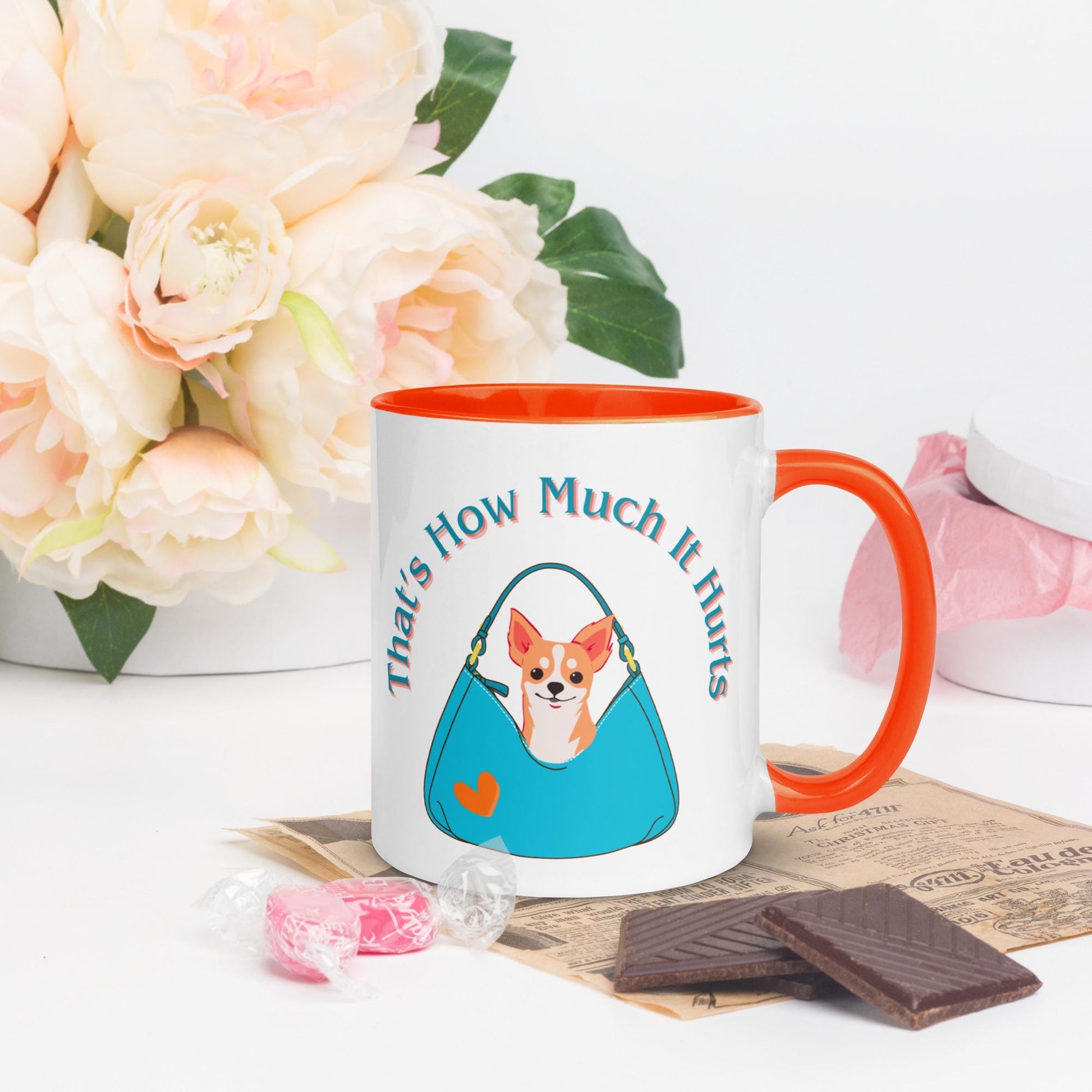 Toy Chihuahua in a Tiny Purse Mug