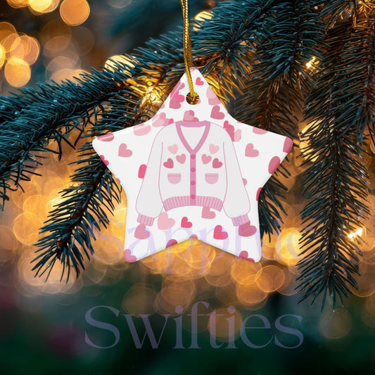 Lover Cardigan Ceramic Star Ornament
