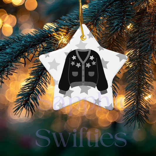 Reputation Cardigan Ceramic Star Ornament