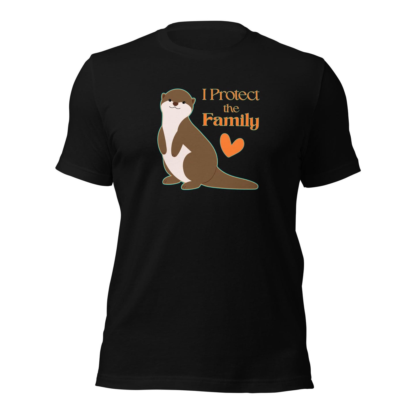 I Protect the Family Otter Figure Tee