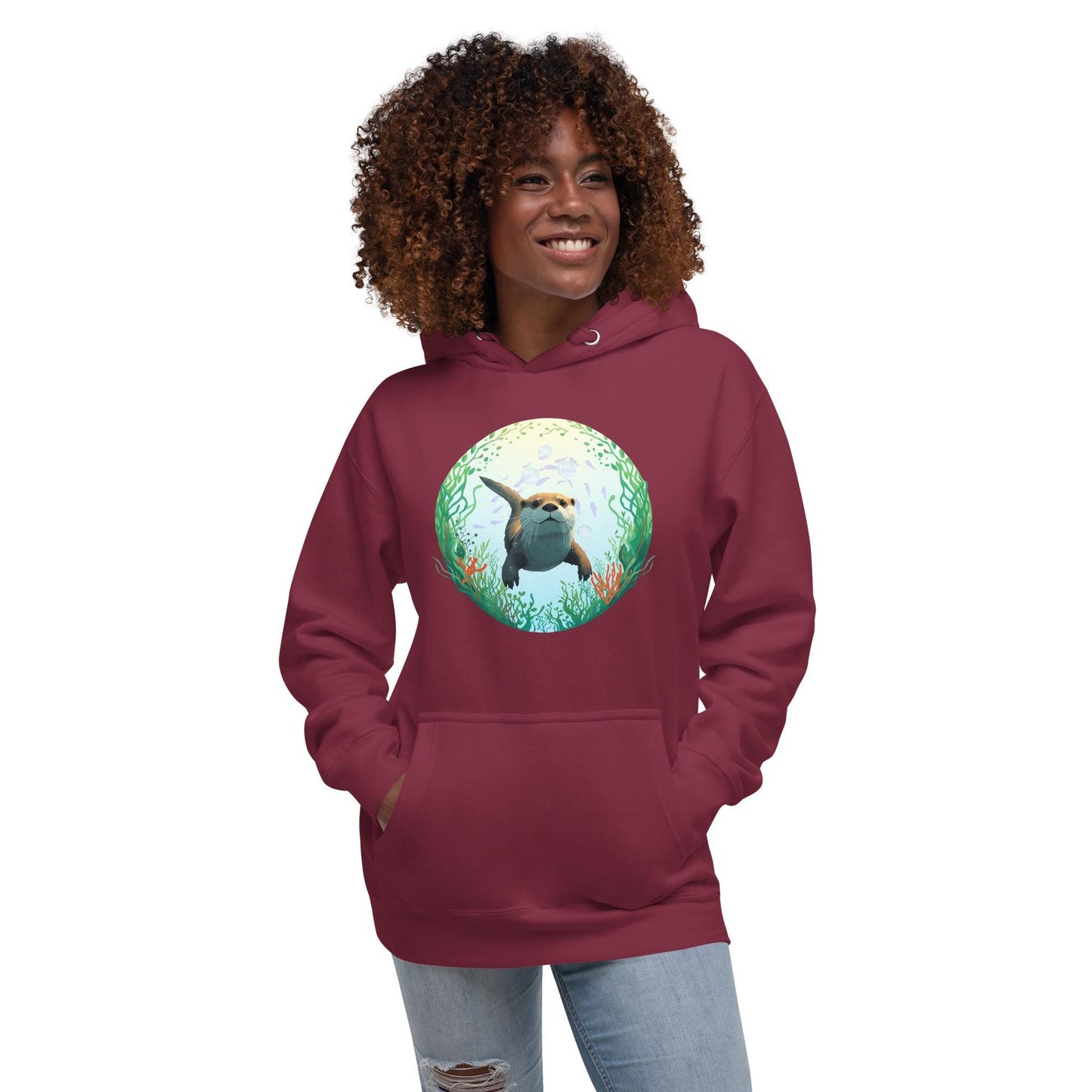 Underwater Otter Hoodie