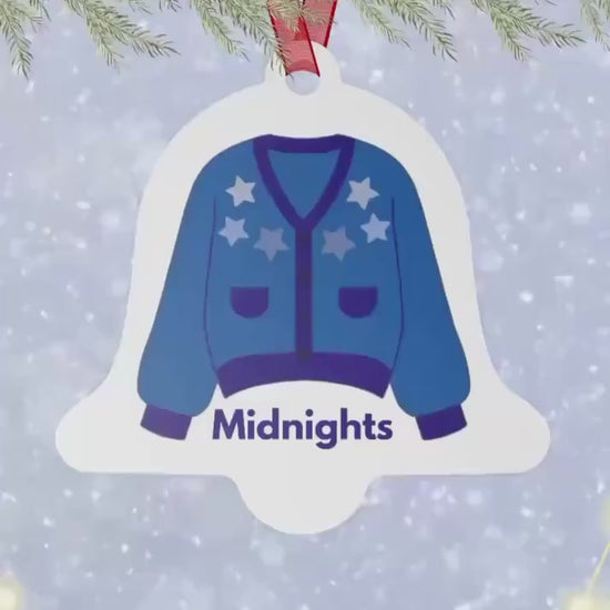 Midnights Cardigan Swiftie Ornament