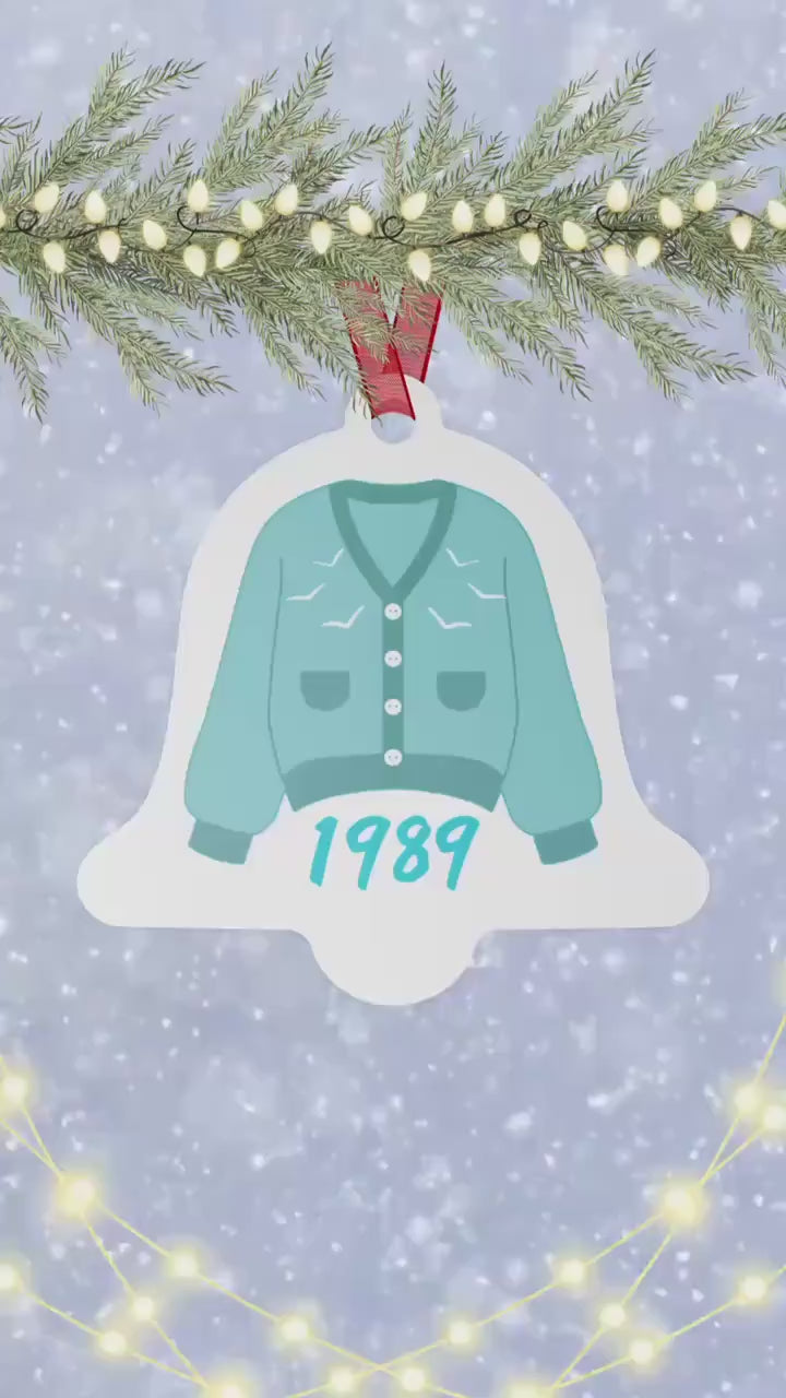 1989 Cardigan Swiftie Ornament